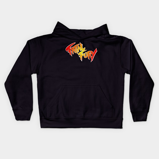 Fatal Fury Neo Geo Kids Hoodie by Super Retro City